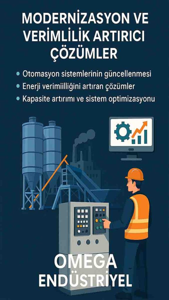 Beton Santrali Montajı, Redüktör tamir bakımı, Silo Ekipmanları, Çimento - 005